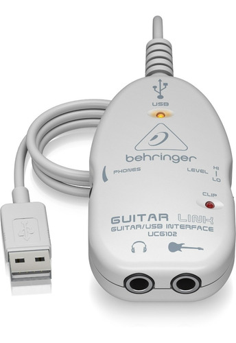 Behringer Ucg-102 Interface Interfaz Usb Para Guitarra Bajo