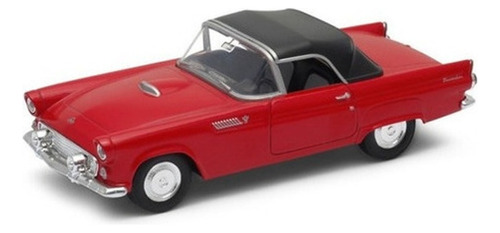 Welly 1:34 1955 Ford Thunderbird (hard-top) Rojo Coleccion