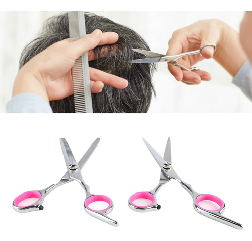 Juego De Tijeras Para Cortar Cabello Acero De Inoxidable