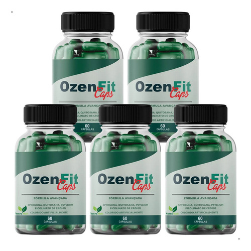 3 Ozenfit Suplemento Natural Ozen Fit Caps Imediato Sabor