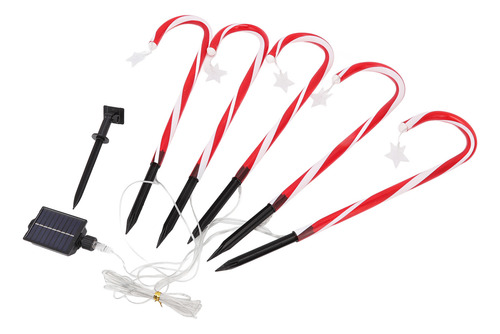Luces Navideñas Con Forma De Bastón De Caramelo Ip65 Para De