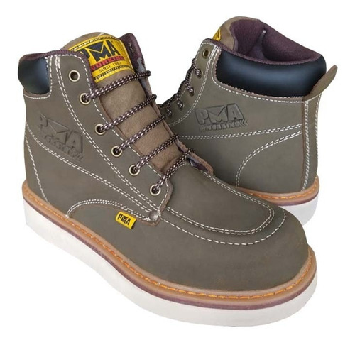 Bota Nobuck Musgo Hombre Caballero Trabajo Pma Industrial