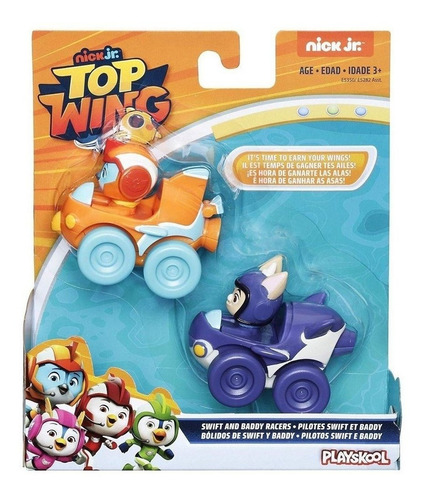 Muñecos Top Wing Pilotos Swift Y Baddy