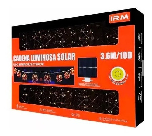 Set Cadena Luminosa Solar