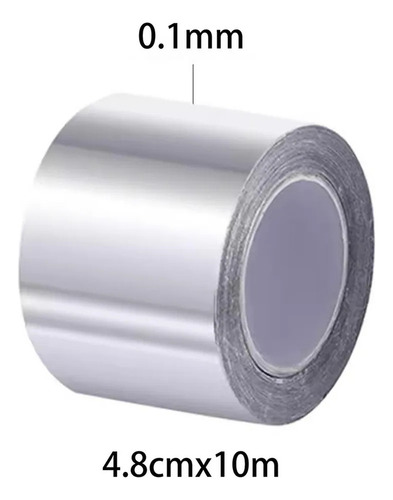 6 Cinta De Aluminio Antigrasa/antimoho Para Cocina