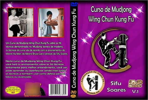 Dvd V.3 Um Curso Das 108 Técnicas De Mudjong Wing Chun