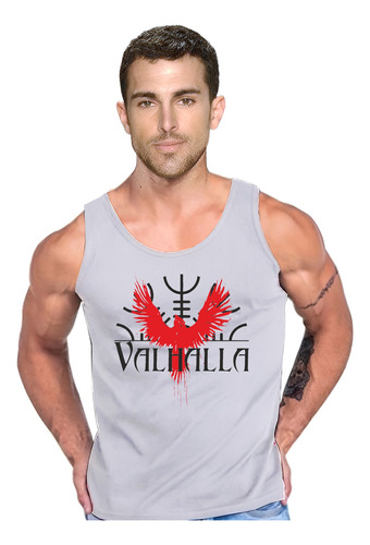 Polera Diseño Valhalla Vikyngos Musculosa Tank Gym Life 