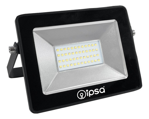 Reflector Led Exterior 20w Ip65 Luz Blanca 2,000lm Ipsa Carcasa Negro