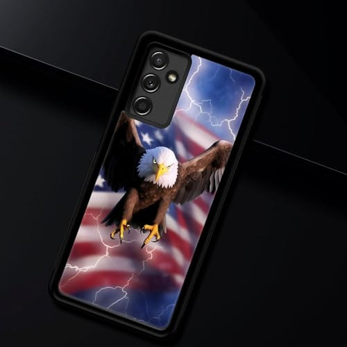 Funda Para Galaxy A14 Flying Eagle American Flag Lightning D