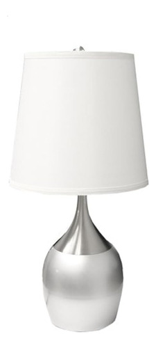 Lámpara De Mesa Táctil Ore International 8310sn, Plateada