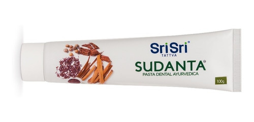 Imagen 5 de 6 de Pasta Dental Sudanta Sri Sri Natural Vegan Libre Fluor 100gr