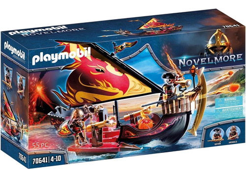 Playmobil Novelmore 70641 Barco Bandidos De Burnham, Flotant