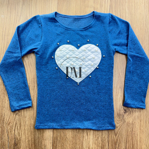 Kit Com 3 Blusa Manga Longa Infantil Lanzinha Confortável