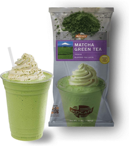 Mocafe Frappe Matcha Green Tea Polvo 1360 Gr