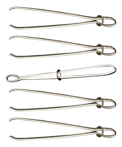 5 Kits De Costura Para Enhebrar Cordones Elásticos Y Pinzas,