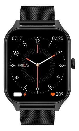 . Smartwatch Gt40 183 Negro Acero Bluetooth Voz