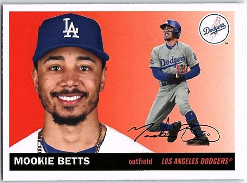 2020 Topps Archives 27 Mookie Betts Tarjeta Coleccionable De