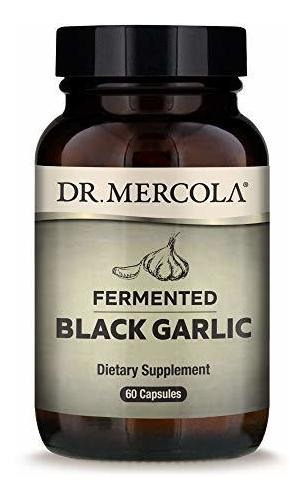 Dr. Mercola - Ajo Negro, 30 Porciones - (60 Capsulas)