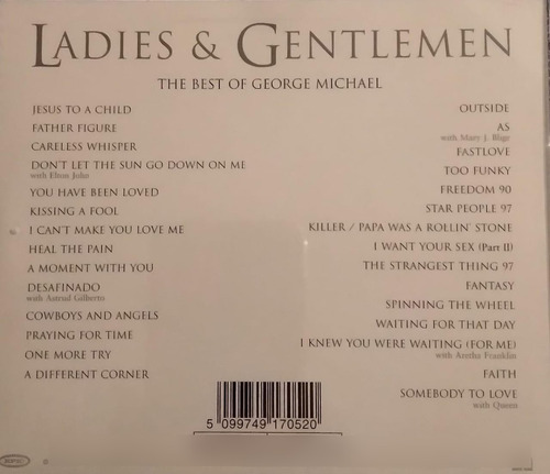 Cd George Michael - Ladies & Gentlemen - 2 Discos - Cinehome