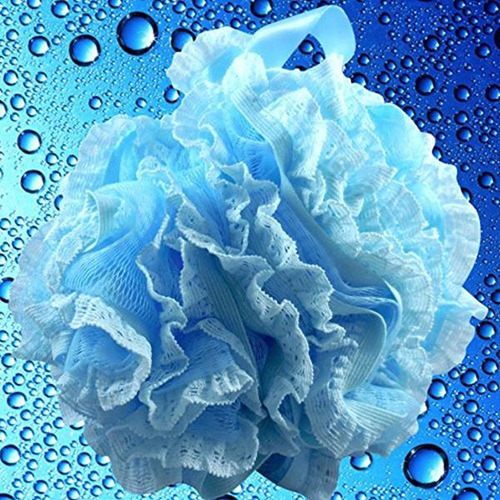 Loofah-bath-sponge Lace-mesh Set 2-scrubs-in-1 Por Shower