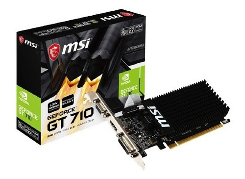 Tarjeta De Video Msi Gt Geforce 710 2gb