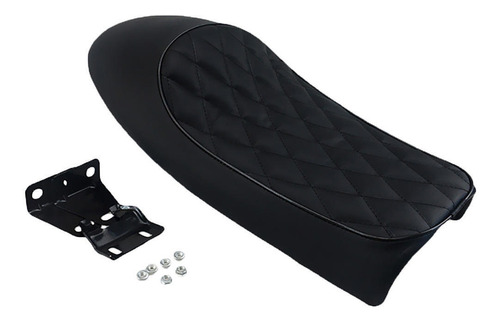 Asiento Cafe Racer Vintage Negro Para Suzuki Gs Xj