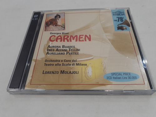 Carmen, Bizet, Buades, Molajoli - 2cd 1997 Italia Mint 
