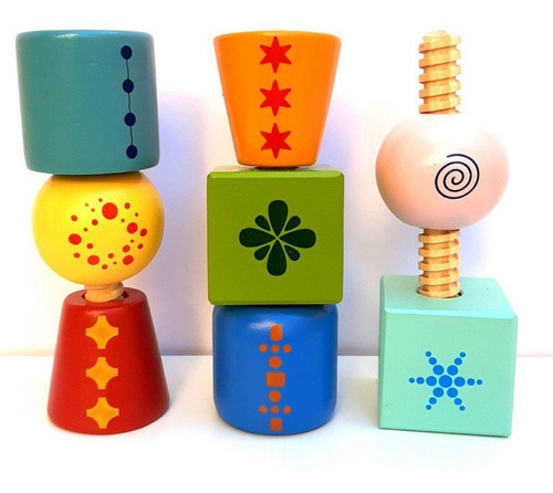 Gire E Crie Coleção Blocks  Brinquedo Pedagógico Infantil