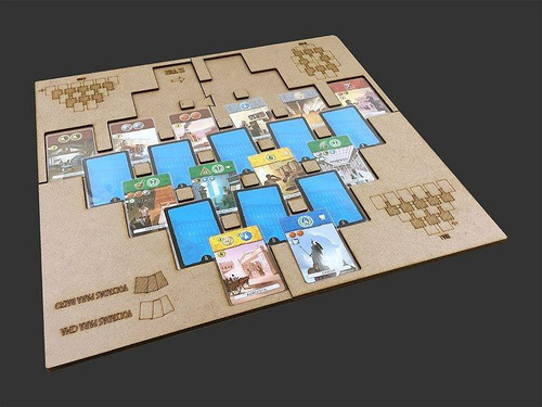 Playmat Em Mdf Para 7 Wonders Duel - Sem Case