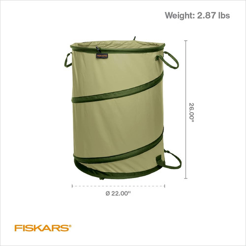 Fiskars Kangaroo Bolsa Plegable De Jardín Para Residuos D