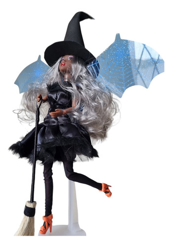 Boneca Barbie Similar Bruxa Halloween Articulada (Usado)