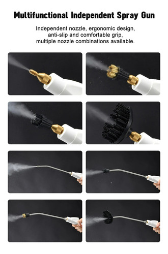 Limpador A Vapor De Alta Pressão De 2500w Com Tanque De Vapo