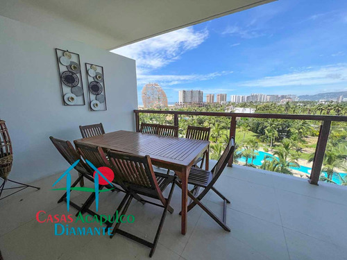 Cad La Isla Fiji Q6. Terraza Con Vista A Las Albercas Y Áreas Comunes