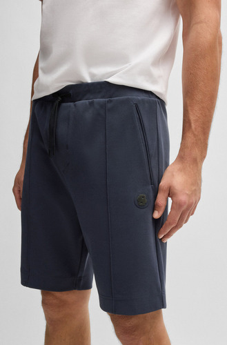 Shorts Para Hombre Boss De Algodón Con Estampado Double B