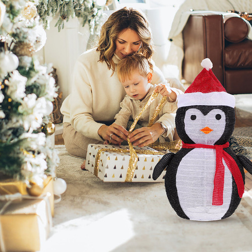Luces Led Navideñas Con Forma De Papá Noel, Lámpara Navideña