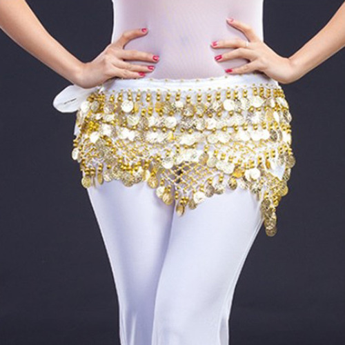 Cinturón Monedas Para Danza Del Vientre, Bufanda De Cadera,