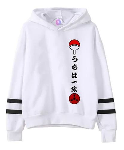 Saco Hoodies Capota Diseño Uchiha Ojos Niños Unisex