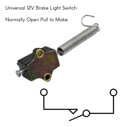 Interruptor Universal De Luz De Freno De 12 V, Normalmente A