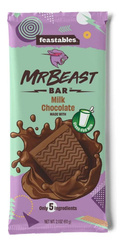 Mr. Beast Milk Chocolate Feastables 60gr