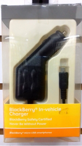 Cargador Ahorrador De Carro Marca Blackberry