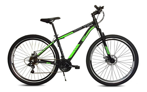 Bicicleta Montaña Alurock Kraken 21v Freno Disco Rod 29 Alum Color Verde