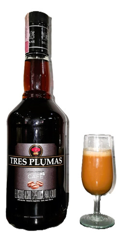 Licor De Cafe Tres Plumas 700ml