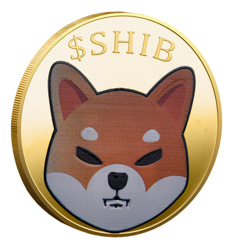 Monedas Dogecoin De 40 Mm, Monedas Doge Chapadas En Oro