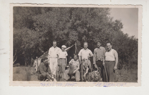 1945 Fotografia De Caceria En Estancia La Garita Rio Negro