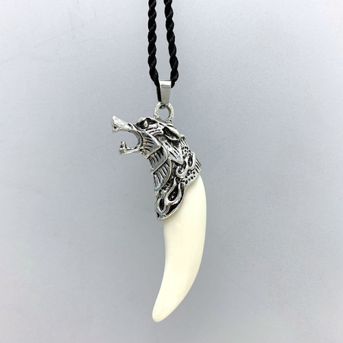 Inner Mongolia Wolf Tooth Pendant Necklace For Men And Women