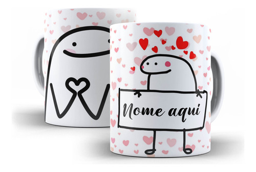 Caneca Te Amo Com Nome Flork 18