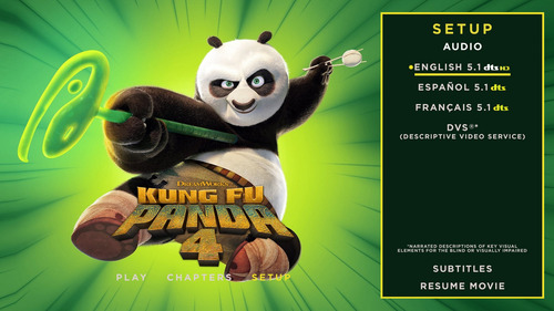 Kung Fu Panda 4 (2024) Bluray Bd25, Latino