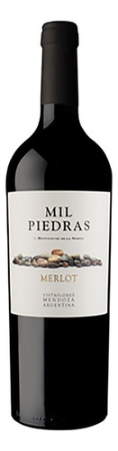 Vino Tinto Argentino Mil Piedras Merlot 750ml