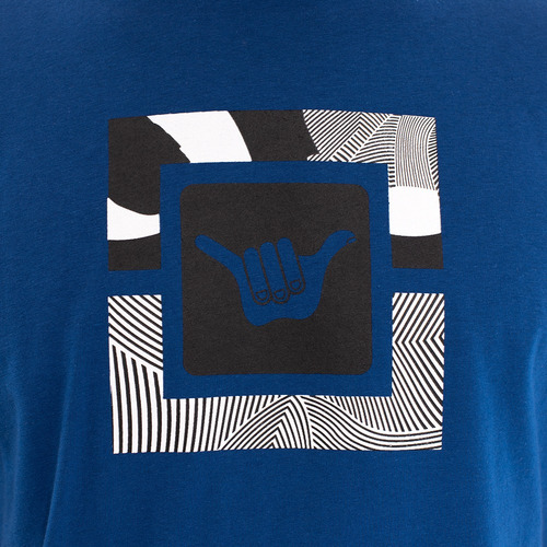 Imagen 4 de 7 de Polera Manga Corta Hombre Hang Loose Eternal Sea Azul