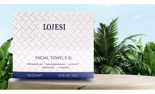 Toalhas Faciais Xl 50 Unidades Super Macia E Espessada